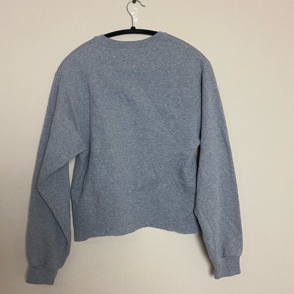 Harvard Athletic Dept Grey Cropped Sweatshirt - Picture 6 of 8